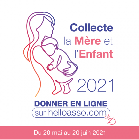 Campagne de dons en ligne Collecte La Mère et l'Enfant 2021