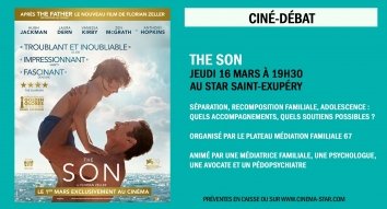 Ciné-débat du plateau Médiation Familiale 67 : "Séparation, recomposition familiale et adolescence" - 16 mars 2023