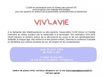 Matinale du réseau : VIV'LAVIE