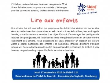 Matinale du réseau : Lire aux enfants