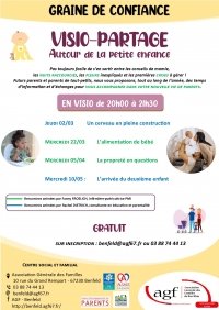 Visio-partage autour de la petite enfance : L’arrivée du deuxième enfant