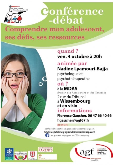 Conférence-débat : Comprendre mon adolescent, se défis, ses ressources