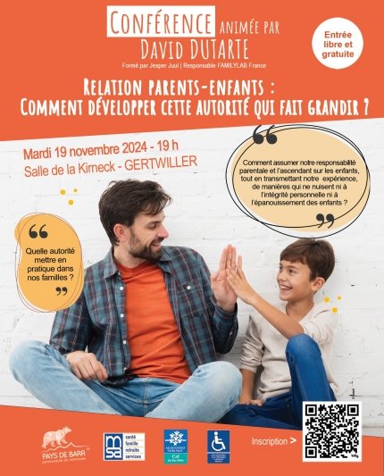 Conférence : Relation parents-enfants : Comment développer cette autorité qui fait grandir ?