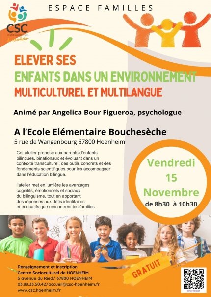 Café parents : Elever ses enfants dans un environnement multiculturel et multilangue