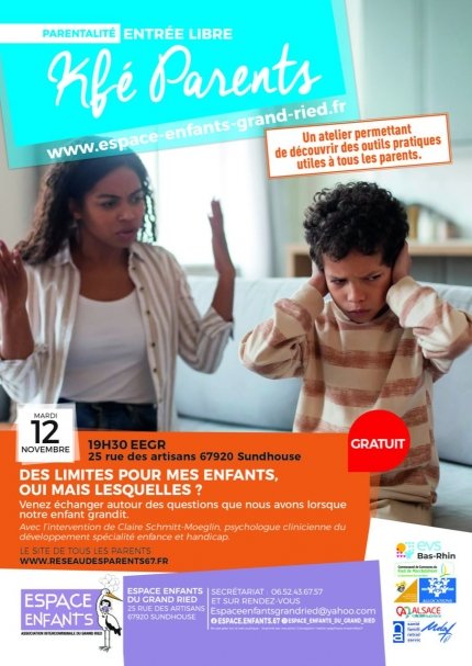 Kfé parents : Des limites pour mes enfants, oui mais lesquelles ?