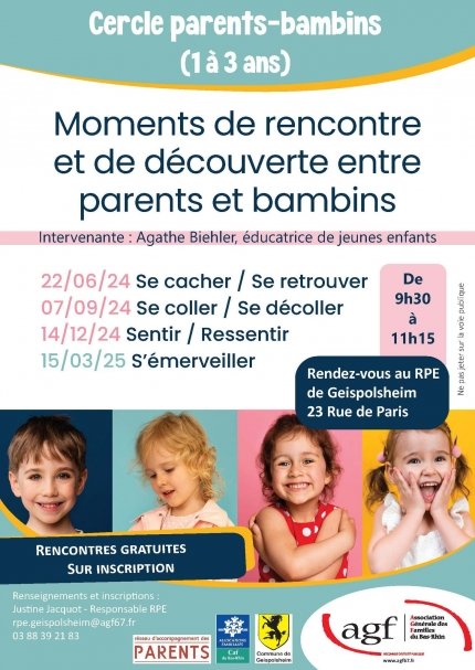 Cercle parents-bambins (1 à 3 ans)