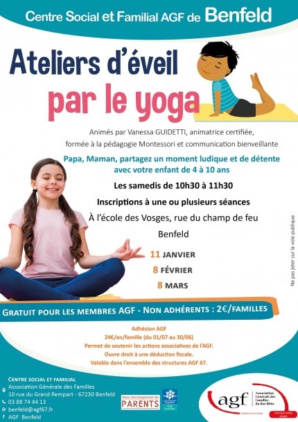 Atelier d’éveil par le yoga