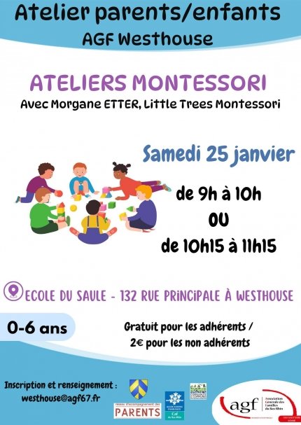 Atelier parents/enfants : Atelier Montessori