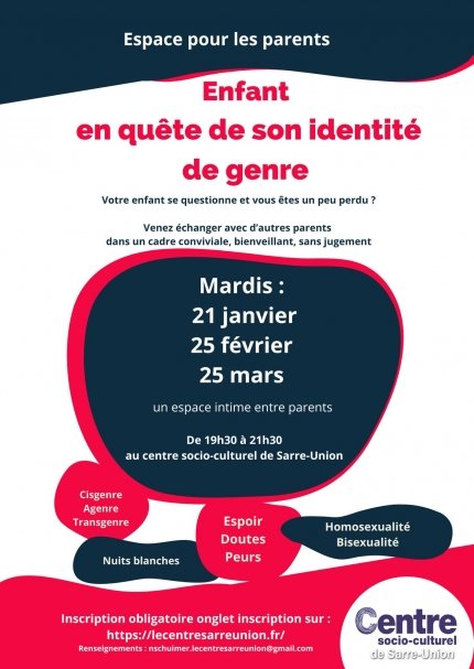 Soirée d’échanges : Enfant en quête de son identité de genre